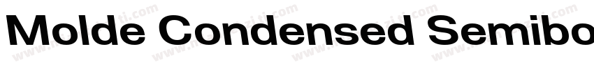 Molde Condensed Semibold Reverse字体转换